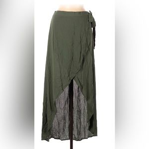 Joe B Smocked Waist Woven Maxi Skirt- Sz M